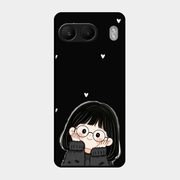 Sweet Blush Girl Glass Case Cover For Oneplus Nord 4 5G