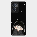 Sweet Blush Girl Glass Case Cover For Oneplus Nord Ce 2 5G
