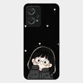 Sweet Blush Girl Glass Case Cover For Oneplus Nord Ce 2 Lite 5G