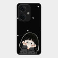 Sweet Blush Girl Glass Case Cover For Oneplus Nord Ce 3 5G