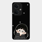 Sweet Blush Girl Glass Case Cover For Oneplus Nord Ce 3 5G