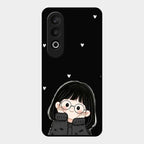 Sweet Blush Girl Glass Case Cover For Oneplus Nord Ce 4 5G