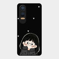 Sweet Blush Girl Glass Case Cover For Oneplus Nord Ce 4 Lite 5G