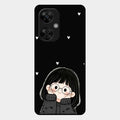 Sweet Blush Girl Glass Case Cover For Oneplus Nord Ce5 5G