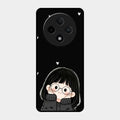 Sweet Blush Girl Glass Case Cover For Oppo F27 Pro Plus 5G