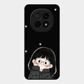 Sweet Blush Girl Glass Case Cover For Oppo F29 Pro 5G