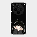Sweet Blush Girl Glass Case Cover For Oppo Find X8 5G