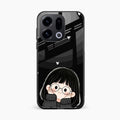 Sweet Blush Girl Glass Case Cover For Oppo Find X9 5G