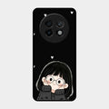 Sweet Blush Girl Glass Case Cover For Realme 13 Plus 5G