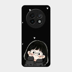 Sweet Blush Girl Glass Case Cover For Realme 13 Plus 5G
