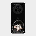 Sweet Blush Girl Glass Case Cover For Realme 14 Pro Plus 5G