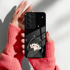 Sweet Blush Girl Glass Case Cover For Realme/Narzo - ShopOnCliQ