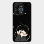 Sweet Blush Girl Glass Case Cover For Realme 15 Pro 5G
