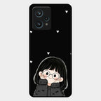 Sweet Blush Girl Glass Case Cover For Realme 9 Pro Plus 5G