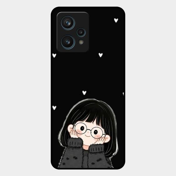 Sweet Blush Girl Glass Case Cover For Realme 9 Pro Plus 5G