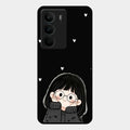 Sweet Blush Girl Glass Case Cover For Realme C75 5G