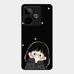 Sweet Blush Girl Glass Case Cover For Realme Gt 7 5G