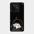 Sweet Blush Girl Glass Case Cover For Realme Gt 7 Pro