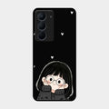 Sweet Blush Girl Glass Case Cover For Realme Narzo 80X 5G