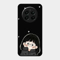 Sweet Blush Girl Glass Case Cover For Realme P1 5G