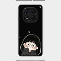 Sweet Blush Girl Glass Case Cover For Redmi Note 14 Pro 5G