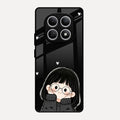 Sweet Blush Girl Glass Case Cover For Redmi Note 15 5G