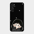 Sweet Blush Girl Glass Case Cover For Samsung Galaxy A16 5G