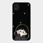 Sweet Blush Girl Glass Case Cover For Samsung Galaxy F14 5G