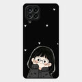 Sweet Blush Girl Glass Case Cover For Samsung Galaxy M53 5G