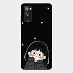 Sweet Blush Girl Glass Case Cover For Samsung Galaxy S20 Fe 5G
