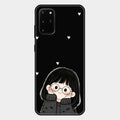 Sweet Blush Girl Glass Case Cover For Samsung Galaxy S20 Plus