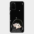 Sweet Blush Girl Glass Case Cover For Samsung Galaxy S20 Plus