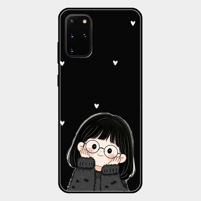 Sweet Blush Girl Glass Case Cover For Samsung Galaxy S20 Plus