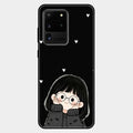 Sweet Blush Girl Glass Case Cover For Samsung Galaxy S20 Ultra