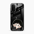 Sweet Blush Girl Glass Case Cover For Vivo V60e 5G