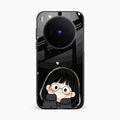 Sweet Blush Girl Glass Case Cover For Vivo X300 5G