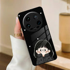 Sweet Blush Girl Glass Case Cover For Redmi/Xiaomi - ShopOnCliQ