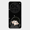 Sweet Blush Girl Glass Case Cover For Xiaomi 15 Ultra 5G