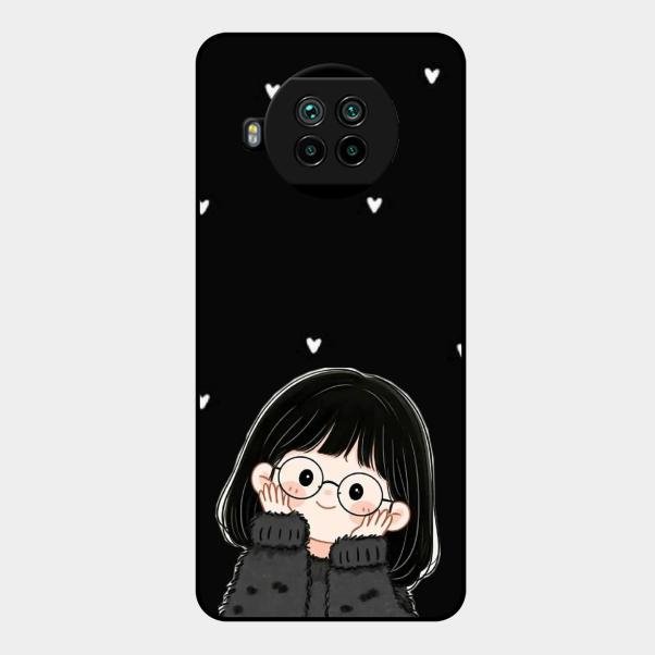 Sweet Blush Girl Glass Case Cover For Xiaomi Mi 10I 5G