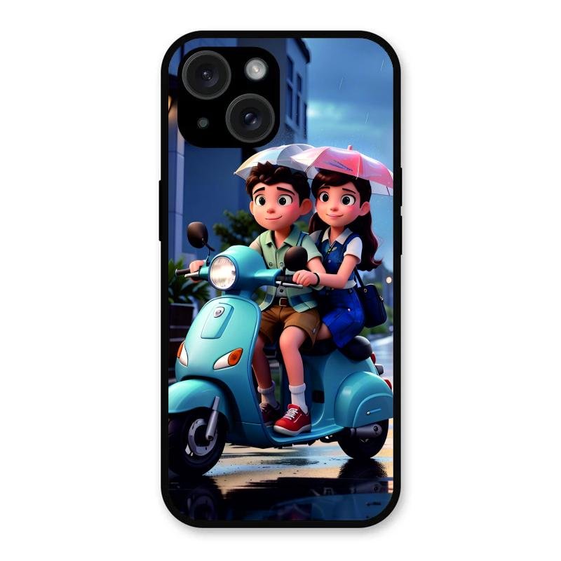 Sweet Escape Glass Case Cover For iPhone 15