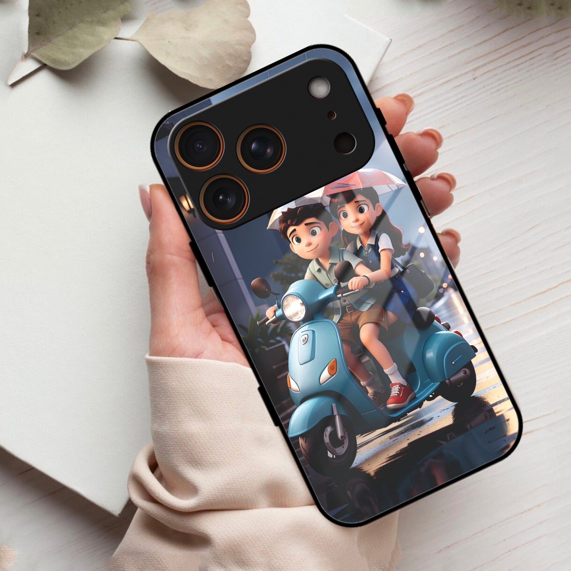 Sweet Escape Glass Case Cover For iPhone 17 Pro Max