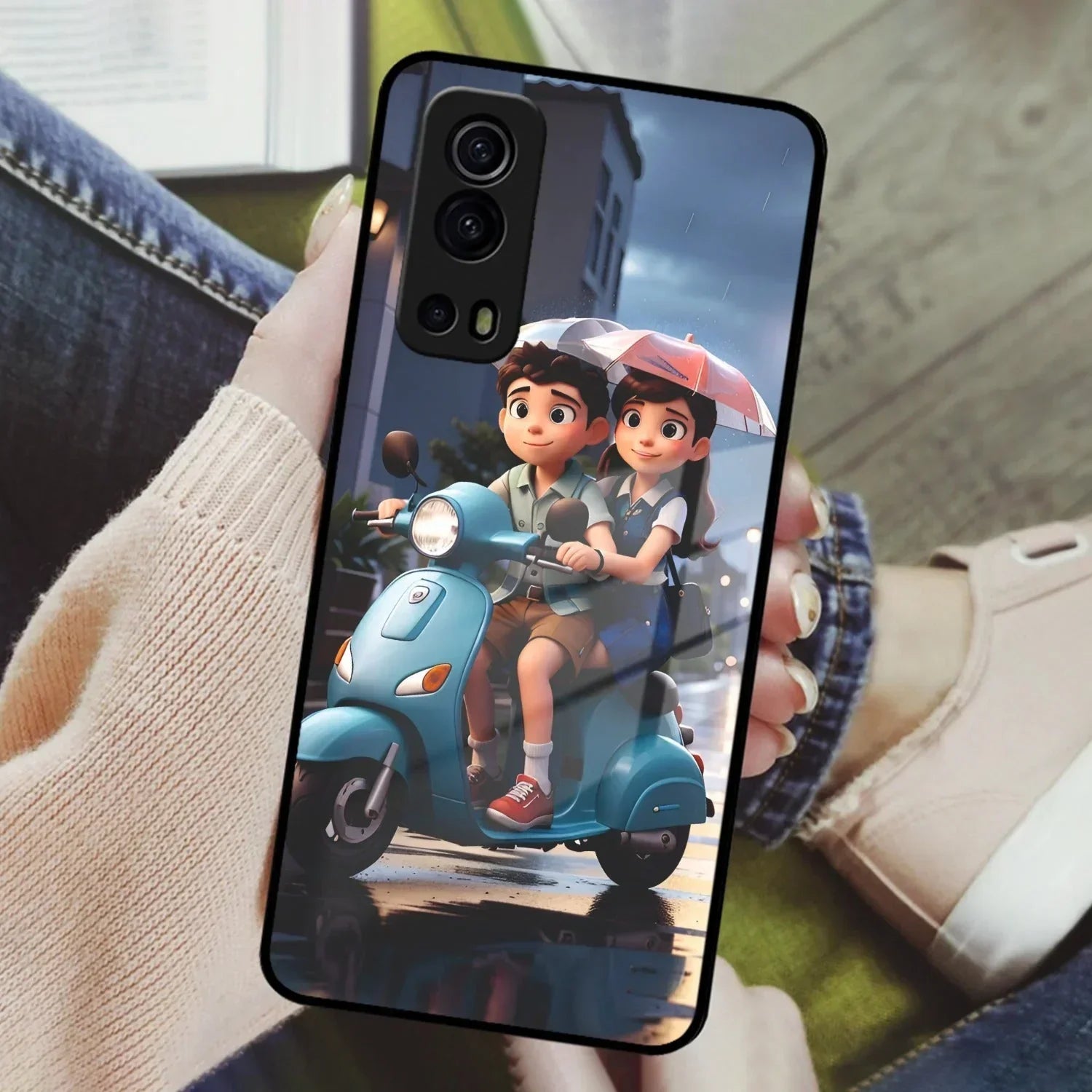 Sweet Escape Glass Case Cover For Vivo - ShopOnCliQ