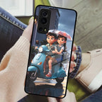 Sweet Escape Glass Case Cover For iQOO - ShopOnCliQ