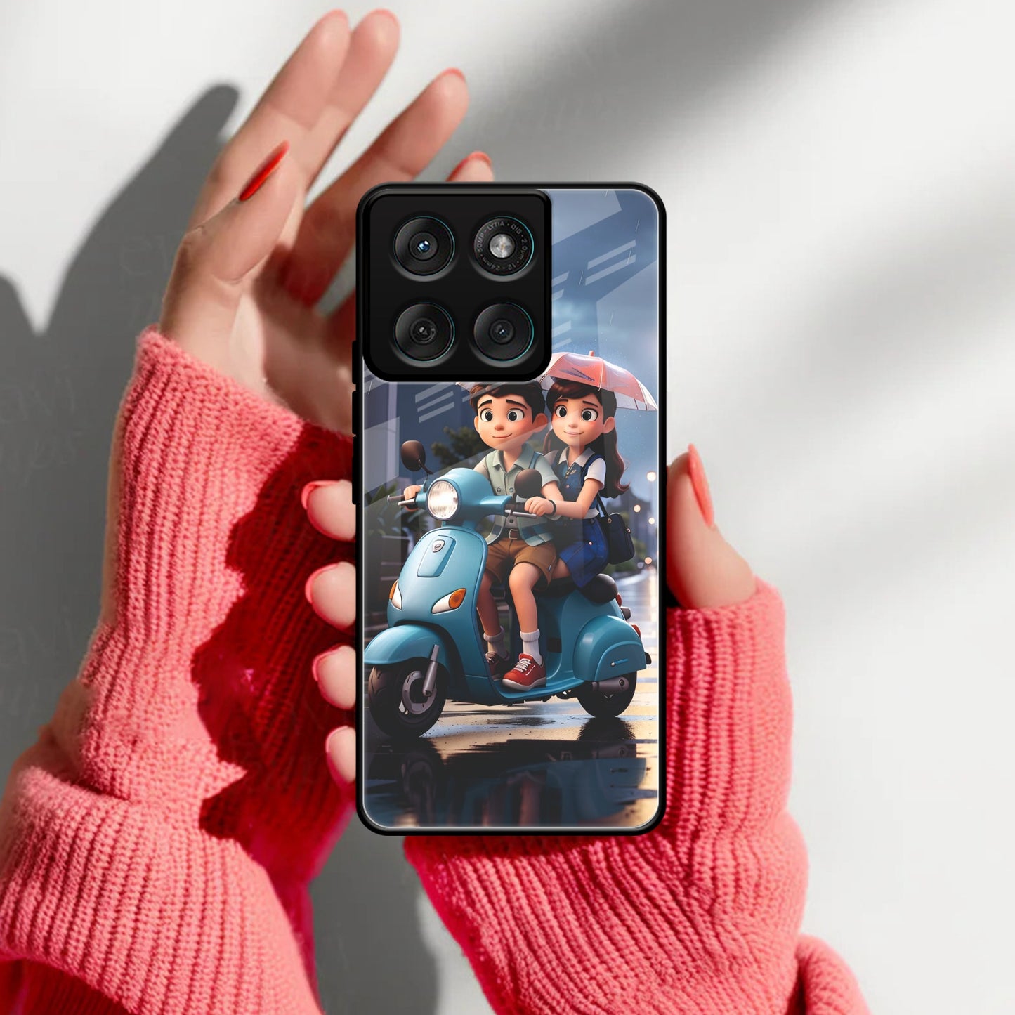 Sweet Escape Glass Case Cover For Motorola