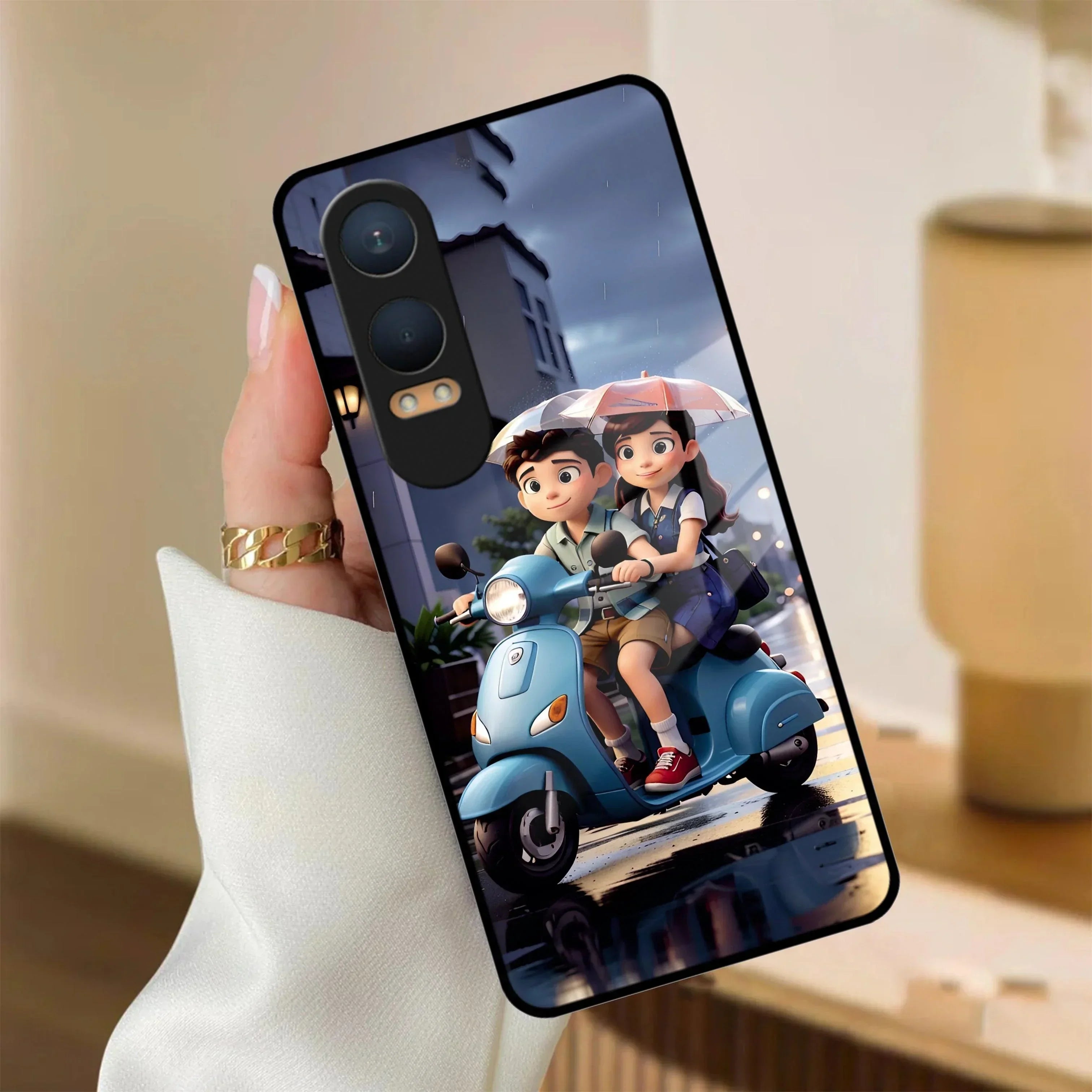 Sweet Escape Glass Case Cover For OnePlus - ShopOnCliQ