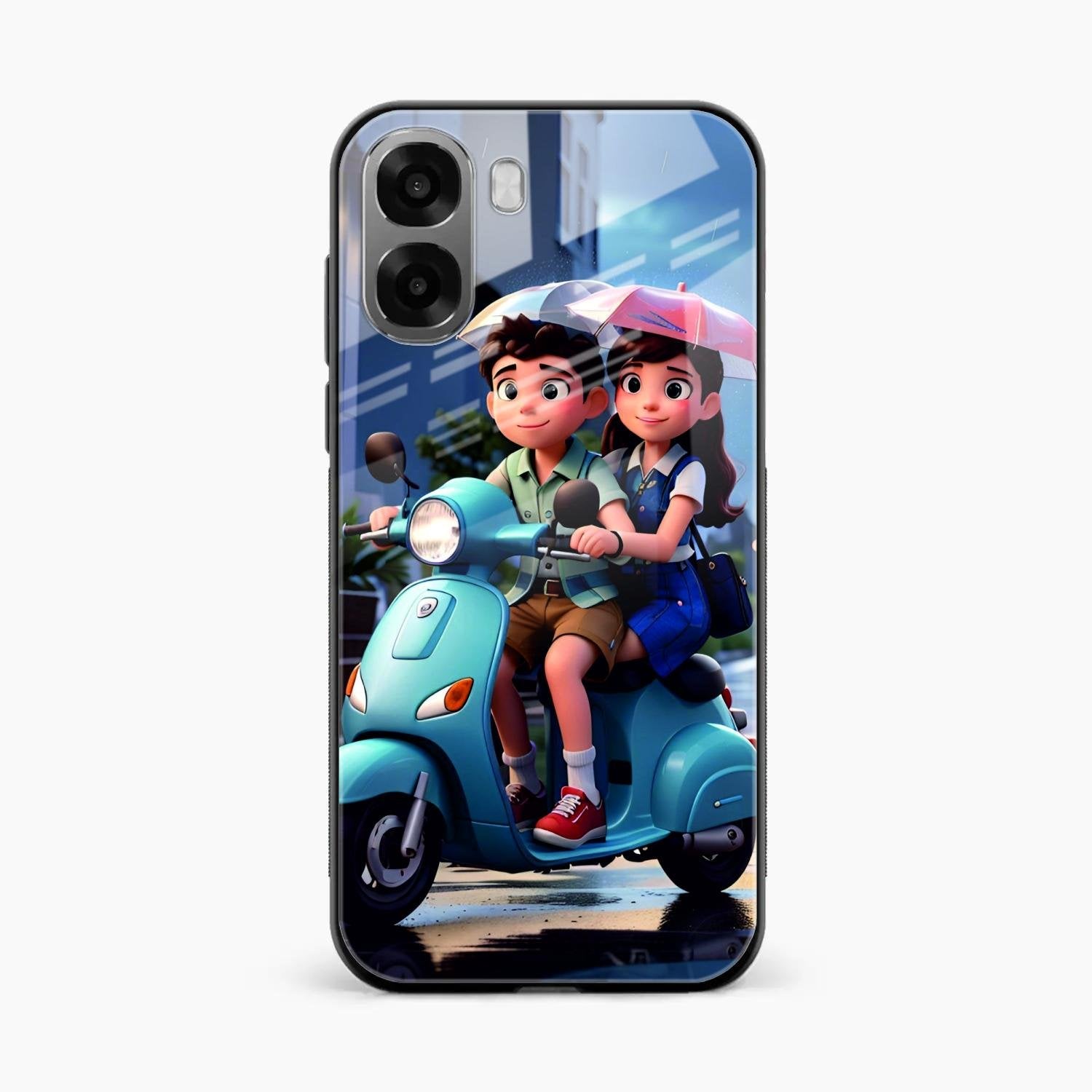 Sweet Escape Glass Case Cover For Oppo A6X 5G