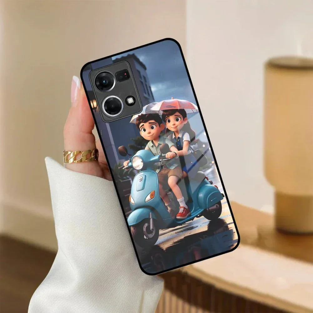 Sweet Escape Glass Case Cover For Oppo - ShopOnCliQ