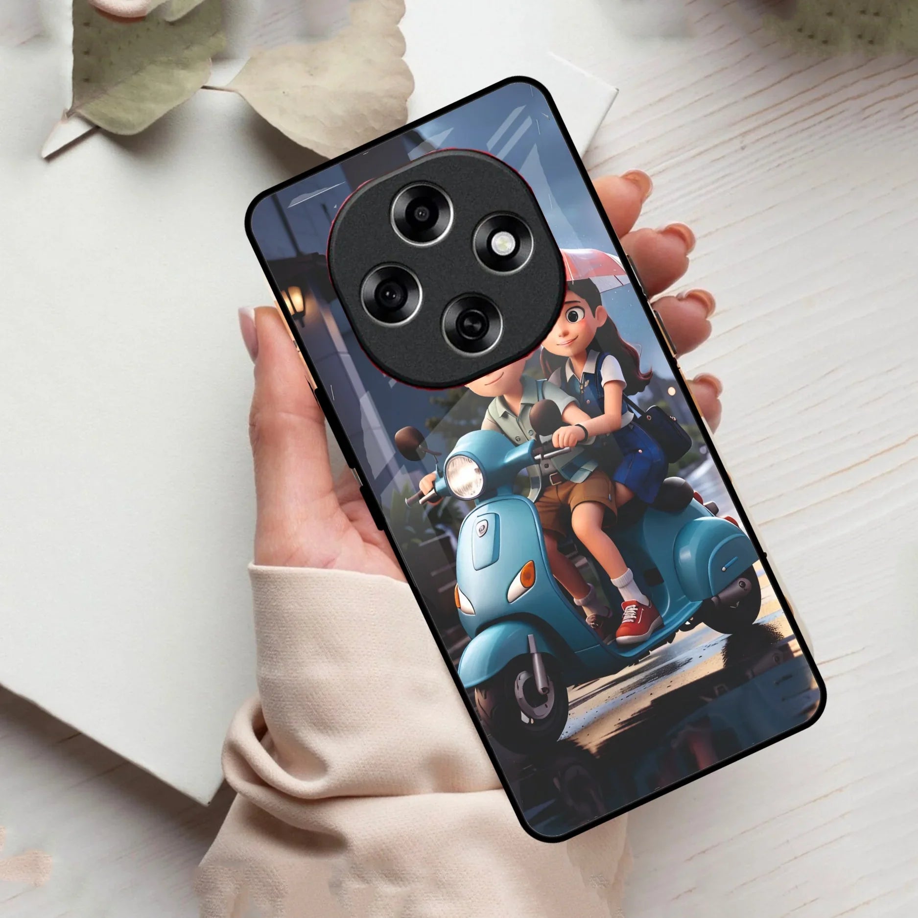 Sweet Escape Glass Case Cover For Oppo