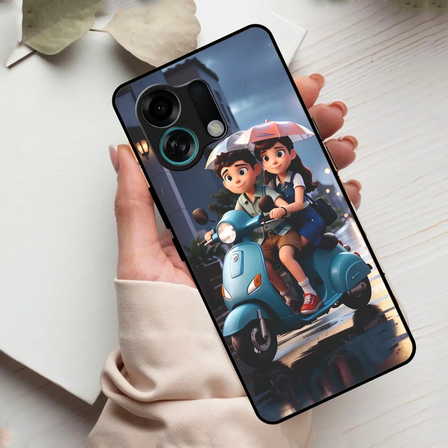 Sweet Escape Glass Case Cover For Oppo - ShopOnCliQ
