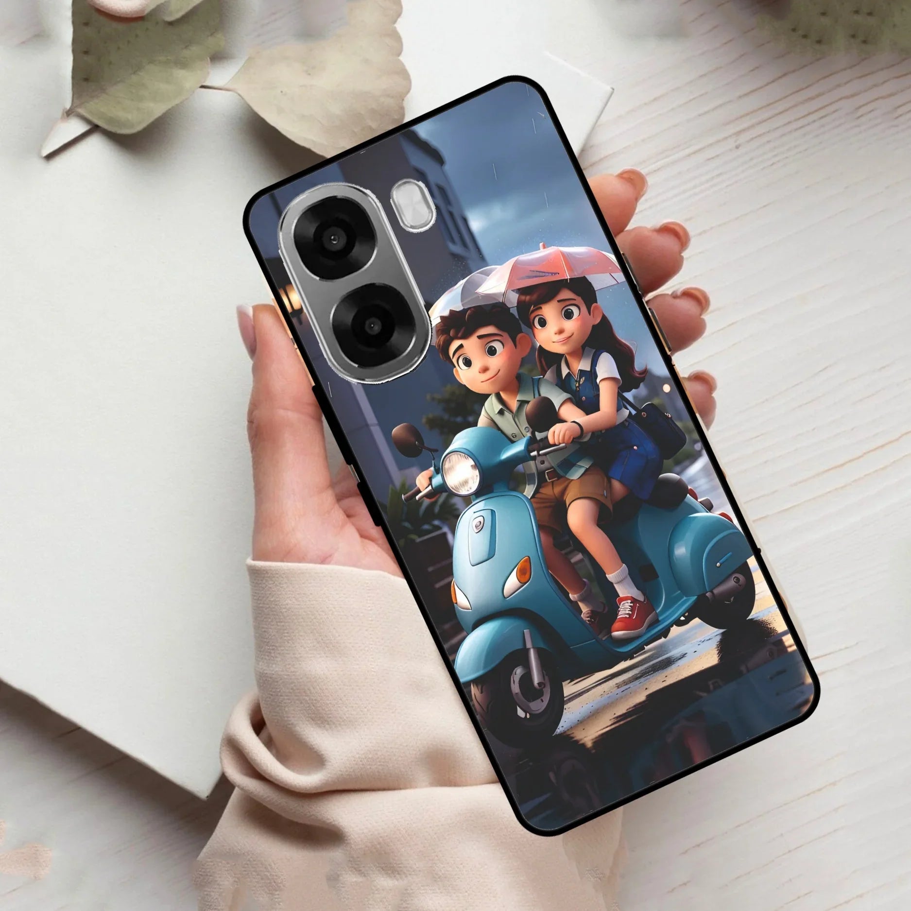 Sweet Escape Glass Case Cover For Oppo
